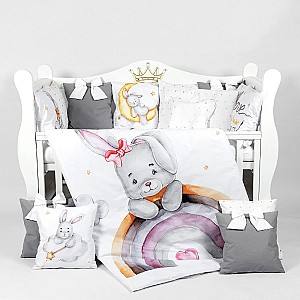 Lenjerie de pat PernaMea Premium Iepuraș (8 piese)