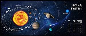 Коврик для мыши Gembird MP-SOLARSYSTEM-XL-01 COSMOS Black
