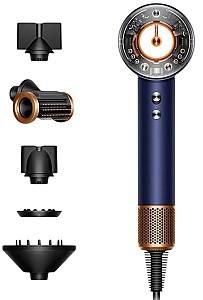 Uscator de par Dyson Supersonic Nural HD16 Straight+Wavy Prussian Blue