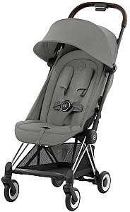 Прогулочная коляска Cybex Coya Chrome Dark Brown Mirage Grey Dark Grey