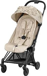 Прогулочная коляска Cybex Coya Matt Black Simply Flowers Beige