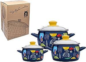 Set vase de gatit Metalac Appetit 3buc
