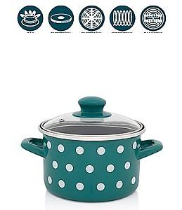 Кастрюля Metalac Green Dots 2л