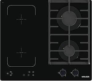 Встраиваемая варочная комбинированная панель Wolser WL-QX602G2IND Black