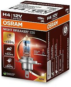 Lampa auto Osram 64193 NB220 +220% H4 12V 60/55W