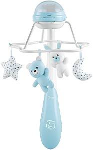 Carusel pentru patuc Chicco Rainbow Cot Mobile Blue