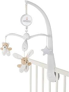 Carusel pentru patuc Chicco Bear and Bunny White