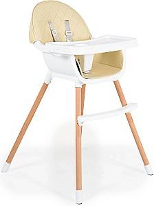 Стул для кормления с регулировкой по высоте Moni Gelato Beige
