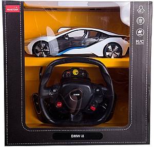 Jucarie teleghidata Rastar BMW I8 White (49600-8)