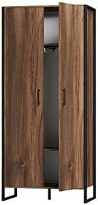 Dulap ML Mobila Loft OP 654 (860) Negru / Stejar Baroc Ristreto