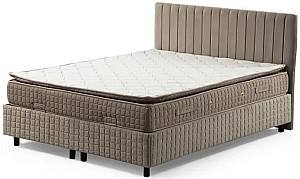 Кровать Trendy Set Safir 90x190 v2 Коричневый (С матрасом)