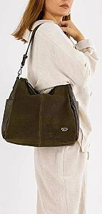 Geanta femei CCS 17425 Green