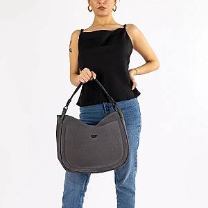 Geanta femei CCS 17421 Grey (00749657)