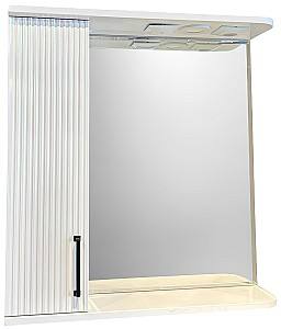 Dulap de baie Aquatoria 600 Riflat Alb