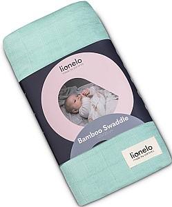Plapuma Lionelo Bamboo Swaddle Green Mint