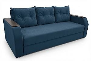 Canapea Aurus Clever 225 cm (tick-tac) Albastru inchis