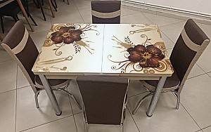 Set de masa si scaune Kelebek ES-34 (4 scaune)