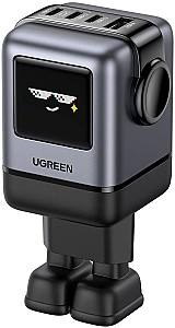Зарядное устройство для телефона Ugreen UNO Robot GaN Quick Charger 3xType-C+1xUSB-A 100W Black
