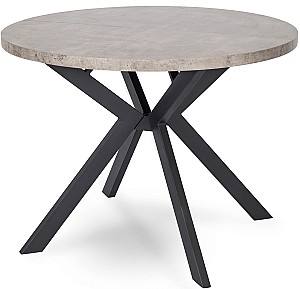 Masa Mebel Elite Lukas 250 Beton (Gri)/Negru