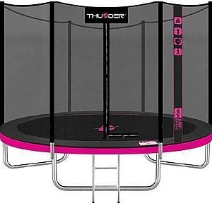Батут Thunder Pro 312cm внешняя сетка  Pink