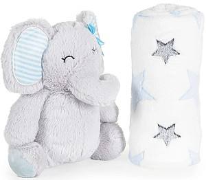 Одеяло Moni Elephant White&Blue