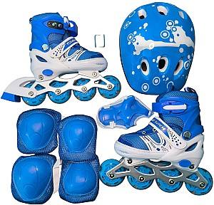 Роликовые коньки Power 963 BLUE-M