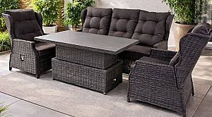 Set mobila de gradina Hola LUX Antracit