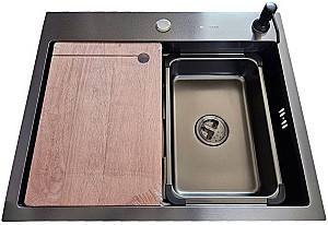 Кухонная мойка SanDonna HD7050 Черный