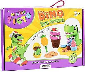 Набор игрушек Strateg Мистер Тесто: Dino Ice Cream (57145)