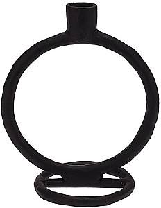 Подсвечник H&S Black Ring (41544)