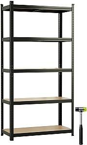 Торговый стеллаж Xenos StrongLine 180x100x50см Black