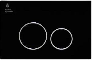 Buton de scurgere Hydro-S 005DQ Black Matt/Chrome