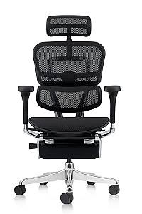Офисное кресло Comfort Ergohuman Elite 2 Black +Legrest T-168-B1 EHE2-AB-HAM-5D-L