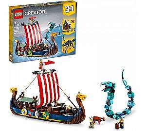 Конструктор LEGO Creator 31132 Корабль викингов и змей Мидгарда