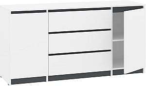 Comoda Pehotin NS-3+2 - alb + antracit (merk),(1) (78797-231)