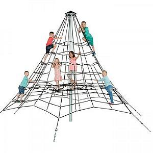 Set pentru joaca PlayPark Piramida din frânghia armată – 2,7m