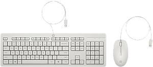 Набор Клавиатура + Мышь HP 225 White (AW5S6AA#ACB)