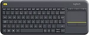Клавиатурa Logitech K400 Plus Wireless Touch Black