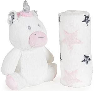 Одеяло Limoni Unicorn Stars White