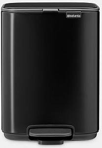 Мусорное ведро Brabantia Bo Pedal 4L Black Matt