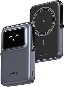 Повербанк Ugreen Uno Series Magnetic Wireless with Kickstand Space Gray