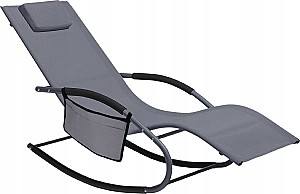 Sezlong GardenLine LEZ1601 Gri Inchis