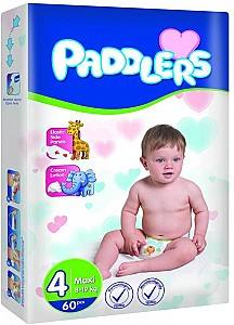 Памперсы для детей Paddlers Jumbo №4 Maxi 7-14kg (60pcs)