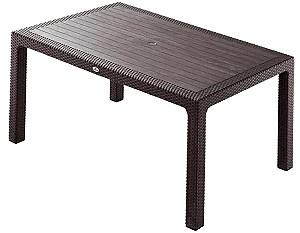 Masa de gradina Heniver Rattan 70x120 Maro