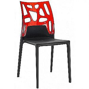 Стул Papatya Ego-Rock Red/Black