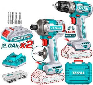 Set de scule electrice Total TCKLI 20272