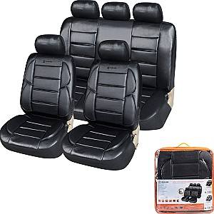 Husa pentru scaun auto AIRLINE ACS-UEL-08 11 buc. (negru)