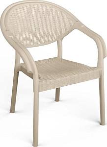 Scaun terasa Capissi Bamboo Cappuccino