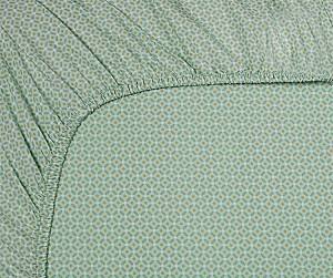 Cearsaf pentru pat PIP Studio Cross Stitch 160x200 Light Green