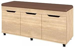 Dulap pentru incaltaminte Pehotin B-6 Stejar Sonoma/Maro